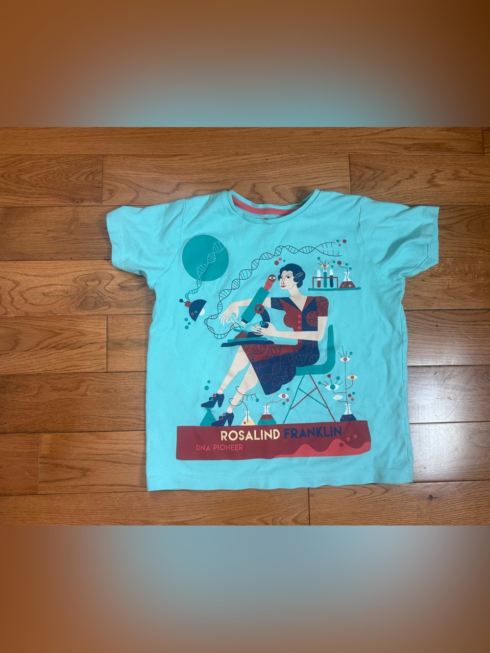Piccolina Girls Rosalind Franklin ‘DNA Pioneer’ T-Shirt